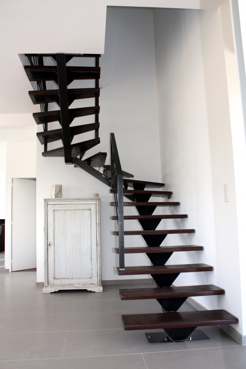 escalier acier sur mesure