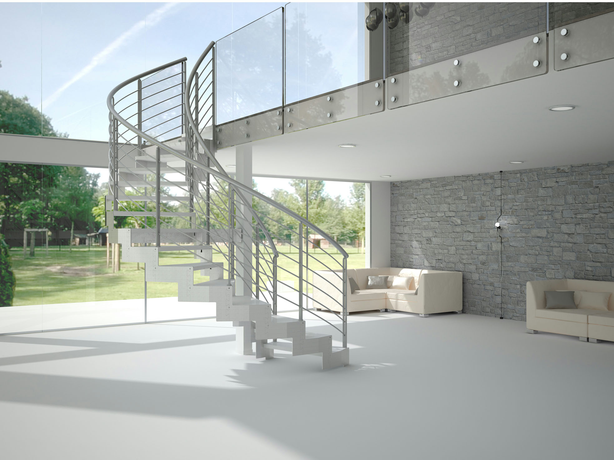 Escalier inox et garde-corps sur mesure